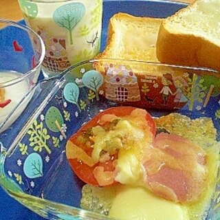 パンにのっけても美味！　「トマト&チーズ&ハム」